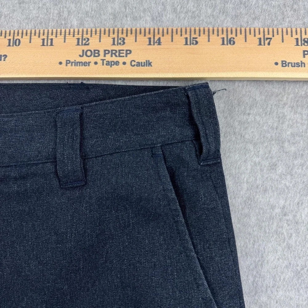 Bluffworks Gramercy Dress Pants Mens 31x29‎ Blue Slim Microfiber Travel Office